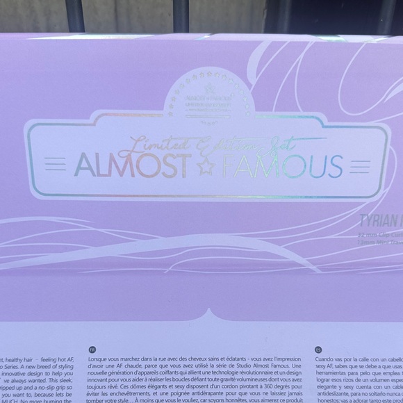 NWT. Almost Famous Limited Edition Hair Curler - Violet Tyrian - Picture 13 of 16